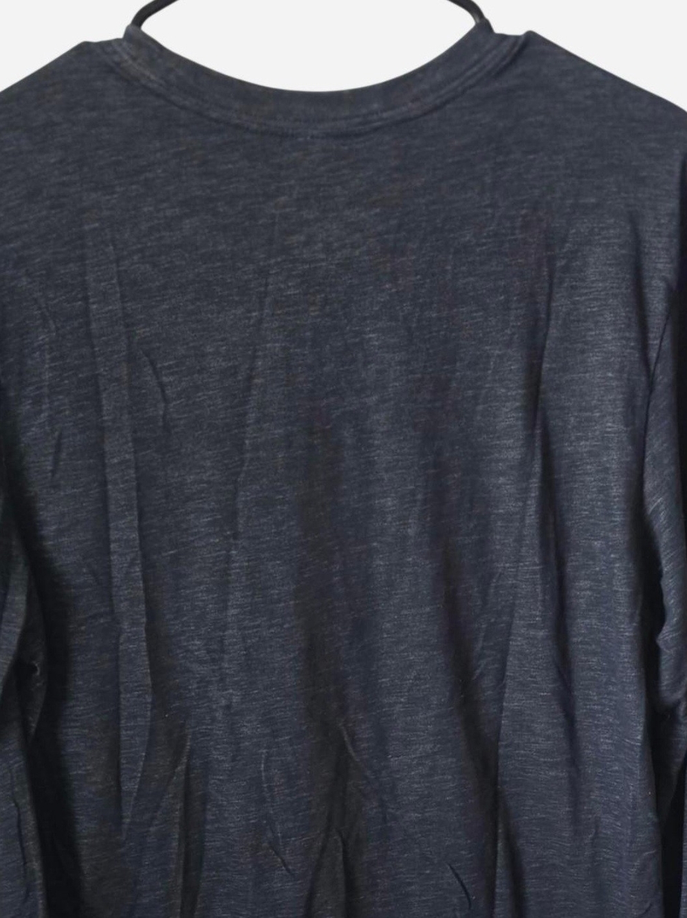 Men's Nike Navy Graphic Tee with Diagonal Stripe - Picture 3 of 4